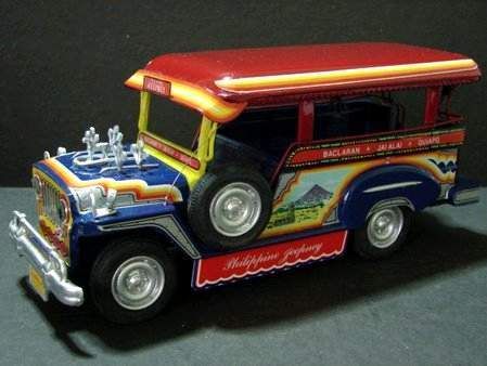 JEEPNEY 9 inch Mini Jeep   Philippines Taxi in DieCast   Promite 