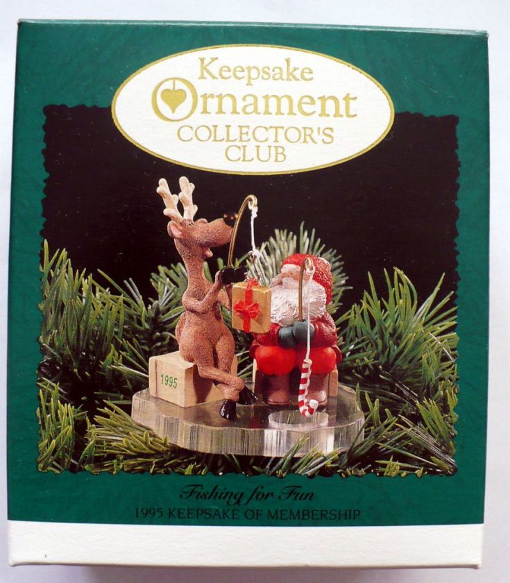 1995 HALLMARK KEEPSAKE ORNAMENT FISHING FOR FUN  