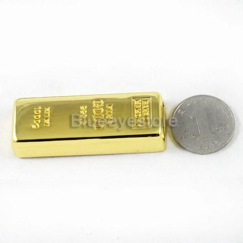 Gold bar usb flash memory 2GB PenDrive can diy the type  