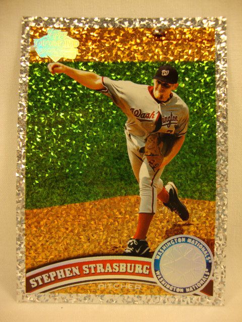 2011 T Baseball, Nats, Steven Strasburg, Diamond card  