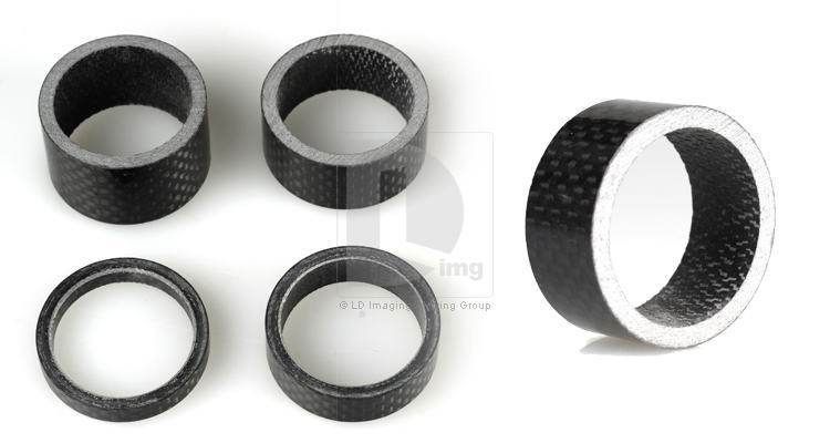 4x Carbon Bike Headset Stem Spacer Spacers Pad 1 1/8 5 10 15 20mm 