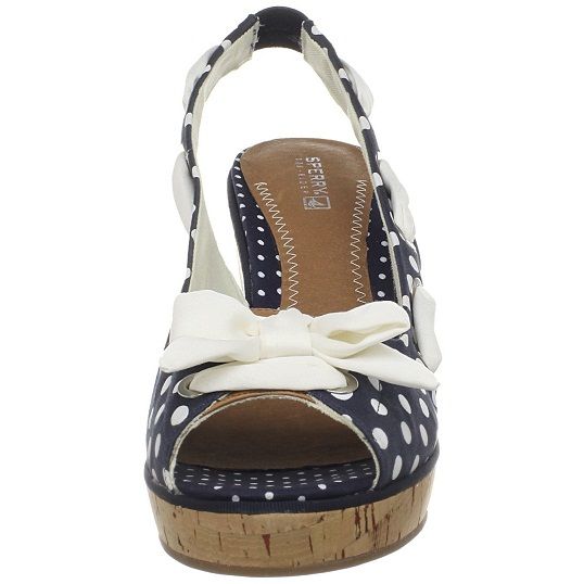 SPERRY SOUTHPORT WOMENS SLINGBACK WEDGE SHOES ALL SIZES  