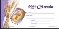 Spanish Mi Ofrenda Offering Envelope Pack of 100 Bill 872670001362 