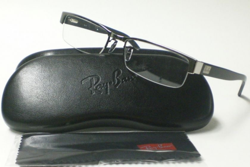 RAY BAN RB 6182 BLACK SILVER 2509 RAYBAN EYEGLASSES 53  