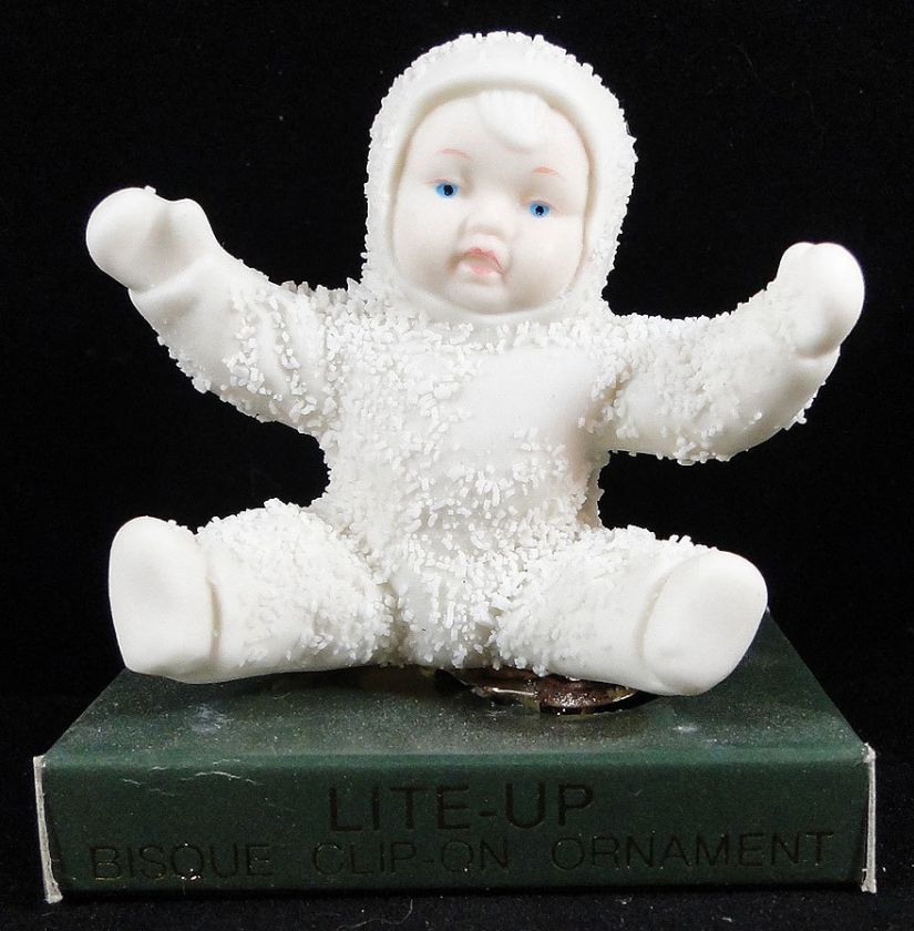 Vintage Snowbabies ornament   Snowbaby Winged 7954 5  