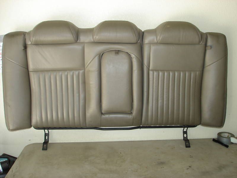 Back Seat Top Grey Leather 00 05 Chevy Impala LS OEM  