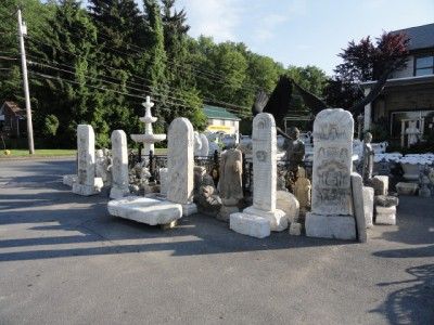 GREAT LARGE HAND CARVED MARBLE ORIENTAL SHRINE  