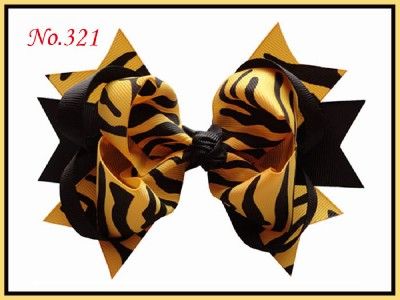 10 Girls Costume Boutique 5.5 Inch C Ring Hair Bow Clip  