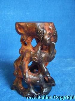 Unique Excellent Rosewood Wood Root Stand  