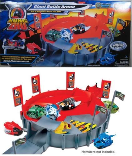 KUNG ZHU ZHU HAMSTERS GIANT BATTLE ARENA PLAYSET NEW  