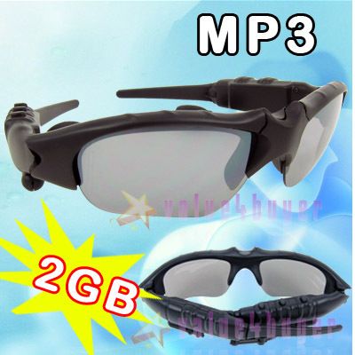 Sport Sunglasses Headset Sun glasses 2GB  Player S2  