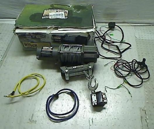 5000LB ELECTRIC ATV/UTV WINCH WITH AUTO LOAD HOLDING  