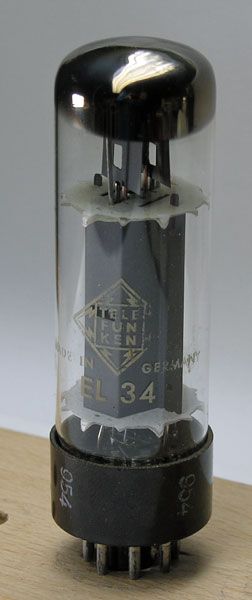 Tube Telefunken EL34 NEW and NOS from 1967 (4001)  
