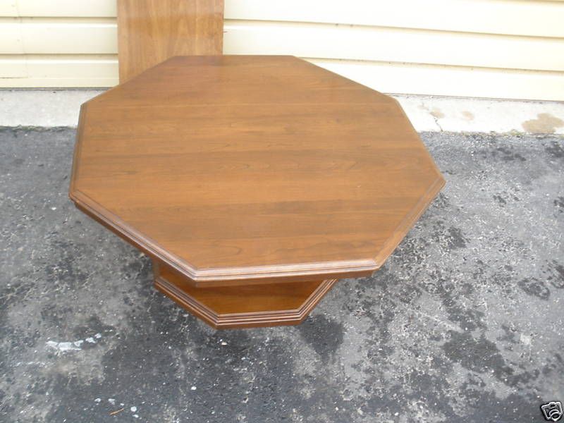 46317 ETHAN ALLEN SHEFFIELD Cherry Coffee Table Stand  