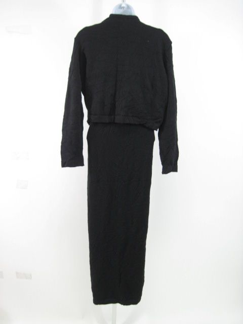 UNITED COLORS OF BENETTON Black Wool Dress Suit Sz S  