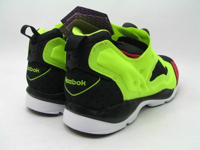 DS 2012 REEBOK INSTA PUMP FURY HLS BLACK NEON YELLOW SZ 10 atmos 