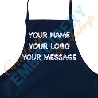Custom Embroidered Personalized Kitchen Chefs Cooking BBQ Bib Apron 