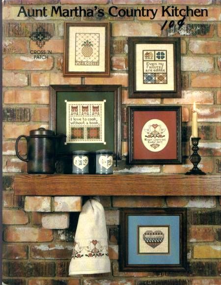 Aunt Marthas Country Kitchen Cross Stitch Patterns  