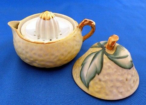 Vintage Japan Citrus Reamer Juicer Pitcher Lemon Form  