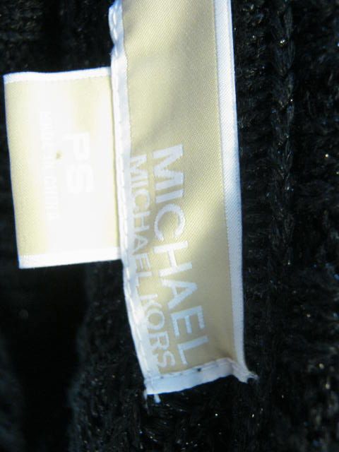 Condition This Michael Kors black metallic sweater is previously 