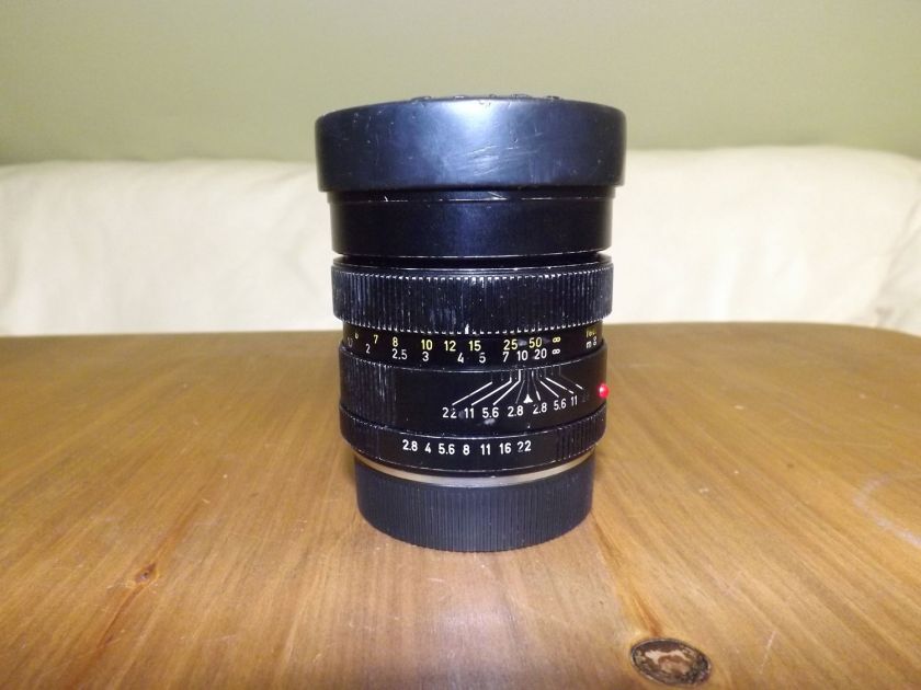 VINTAGE LEICA Leittz WETZLAR Elmarit R 12.8/24mm Lens ~ Non Rom 