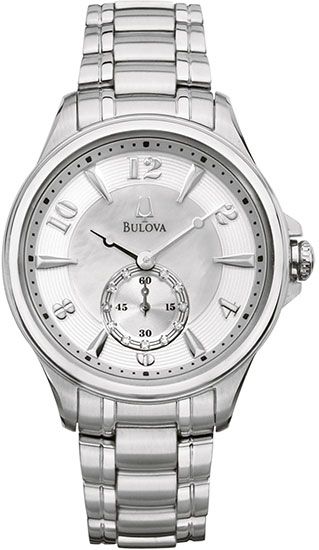 Bulova Ladies Adventurer Mother of Pearl Watch 96P116  