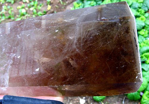 143 OZ)Smokey Quartz Rock Obelisk/Point,Manifestor  