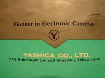   Yashica Super 600 8mm Camcorder W/case Exc. Condition Movie Camera