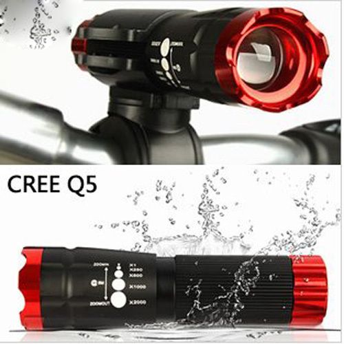 CREE Q5 240 lumen LED BICYCLE bike HEAD LIGHT HEADLIGHT WITH MOUNT 