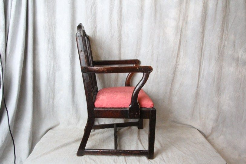 L22 ANTIQUE SALESMAN SAMPLE / MINIATURE FEDERAL STYLE CHAIR  