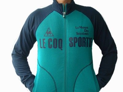 Le Coq Sportif Japan Mens Track Jacket Navy/Green L  