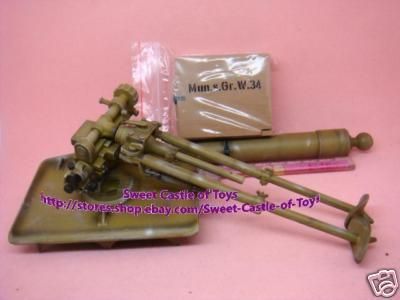 Dragon German Desert Trench Mortar w/Ammo Box  