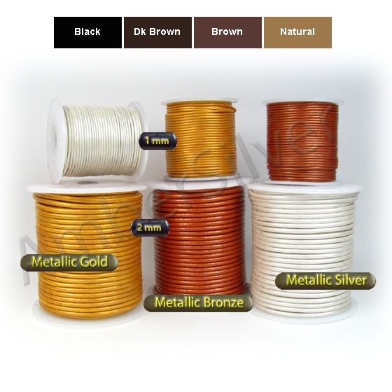 GENUINE LEATHER CORD BONANZA *** BUY BY THE YARD  