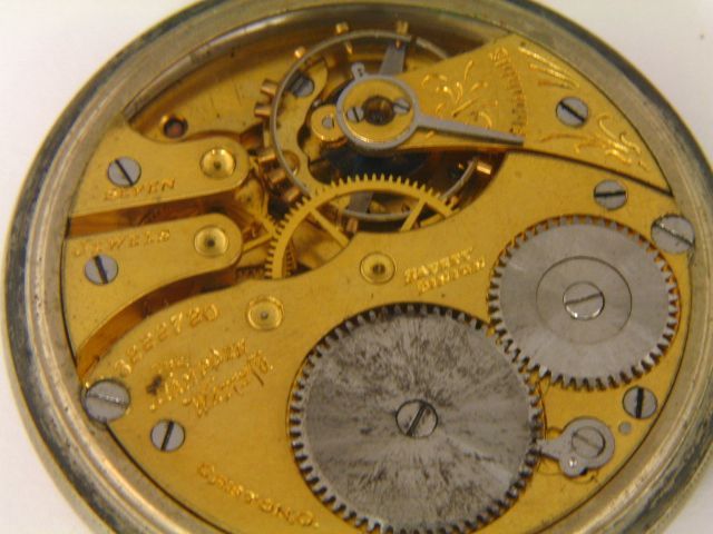 Hampden Open Face Pocket Watch Parts Repair  