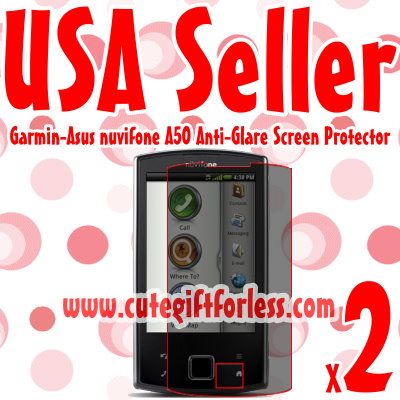 Anti Glare & Anti Fingerprint Screen Protector for Garmin Asus 