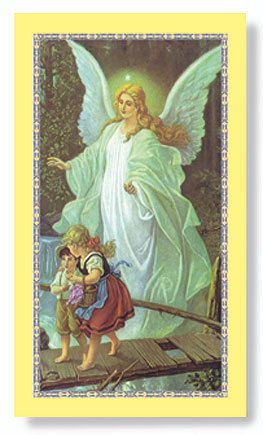 Guardian Angel Holy Cards WITH PRAYER     