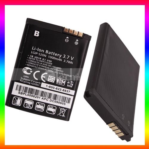 New 1000 mAh Cell Phone Battery for LG Cosmos Touch VN270  