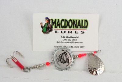 Vintage Fishing Lure MacDonald Mad River Brewing Custom  