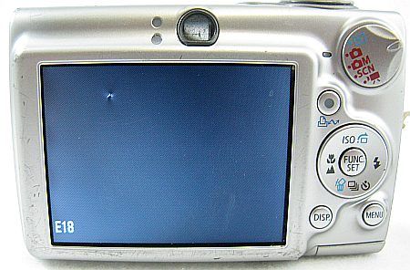 Canon PowerShot SD550 Digital ELPH 7.1 MP Camera AS IS E18 ERROR 