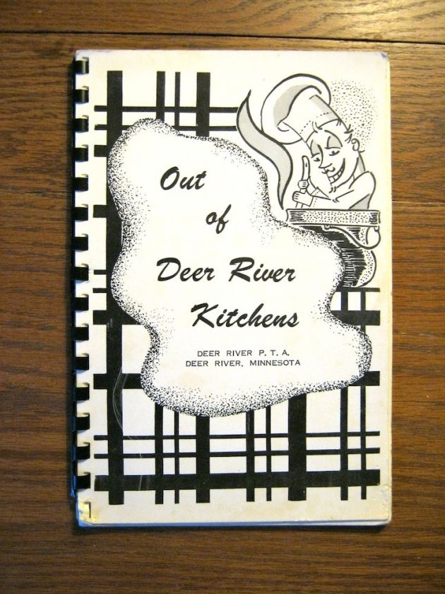 1950s community cookbook Deer River Minnesota   PTA  