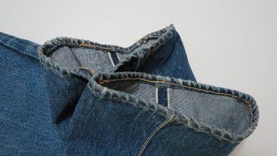 LEVIS 501 XX HIDDEN RIVETS BIG E REDLINE DENIM JEANS VTG 566  