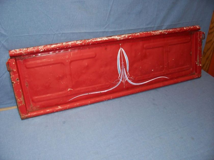 47 63 Willys Jeep Overland Pickup Rear Tailgate (red)  