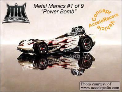 2005 AcceleRacers 1/9 POWER BOMB w/ Bonus CD   NIB  