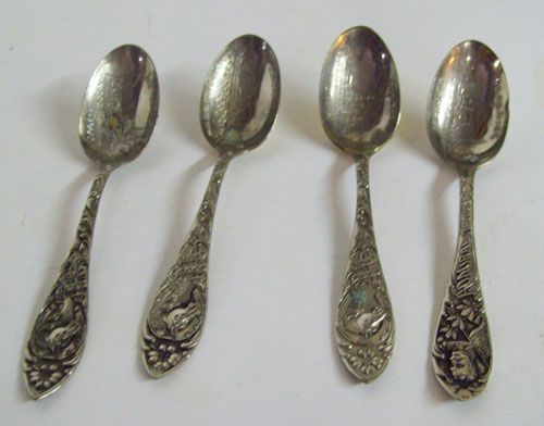 SILVERPLATE Battleship SPOON Indiana MAINE Iowa OLYMP  