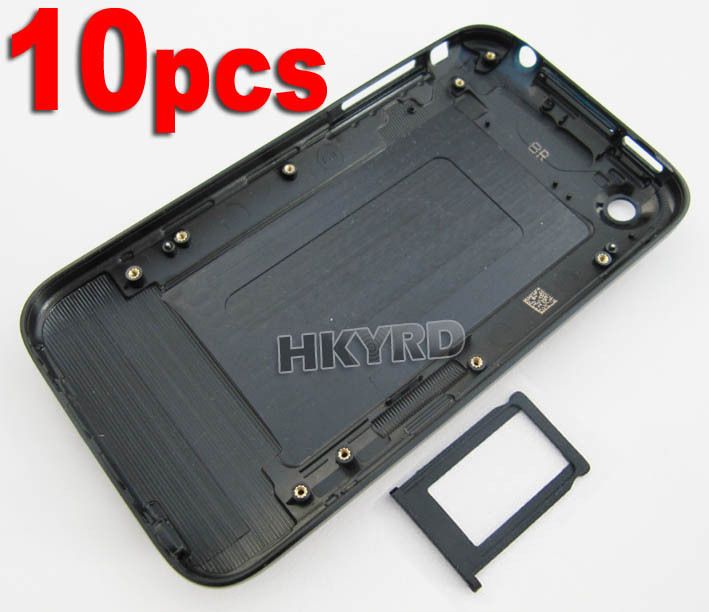 10x Black Back Housing Cover Case Fr iPhone 3G 8GB/16GB  