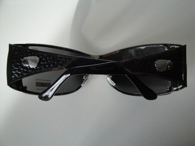 Indian Motorcycle Sunglasses Black Metal Wraparound IN3004  