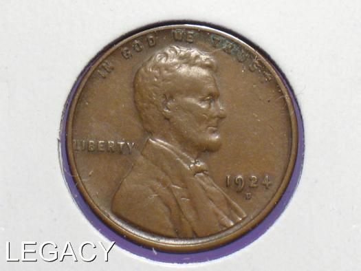 1924 D LINCOLN WHEAT CENT *KEY DATE* DENVER PENNY (TS  