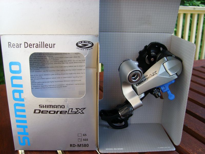 Shimano LX Rear Derailleur RD M580 SGS, New in Box  