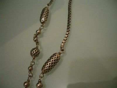   MOTIF*** GAS BIJOUX RETRO Extra long Rhinestone Neckace NEW  