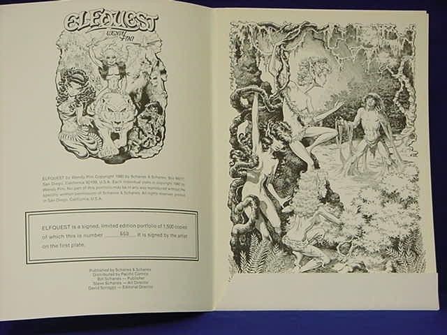 Elfquest Portfolio Wendy Pini SIGNED #660/1500  